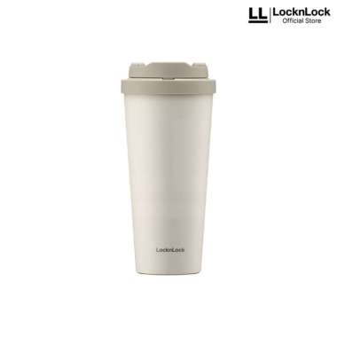 LocknLock - Energetic One Touch Tumbler-550ml Ivory