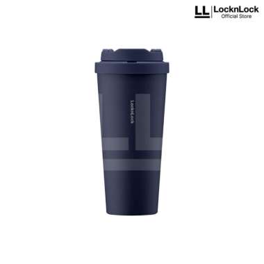 LocknLock - Energetic One Touch Tumbler-550ml Navy