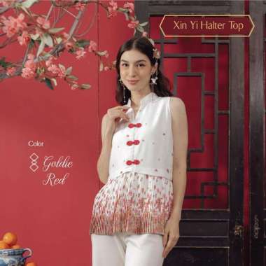 Harlow Kids - Xin Yi Halter Top Moms Goldie Red S-M