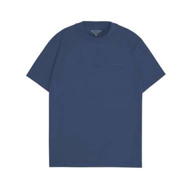 Greenlight Men's T-Shirt Short Sleeve Relaxed Fit Basic Cotton Hustons HP-C740924 Blue S