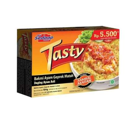 Mie sedaap tasty beef yakiniku / bakmi ayam / chicken teriyaki / ayam geprek sambal matah bakmi ayam