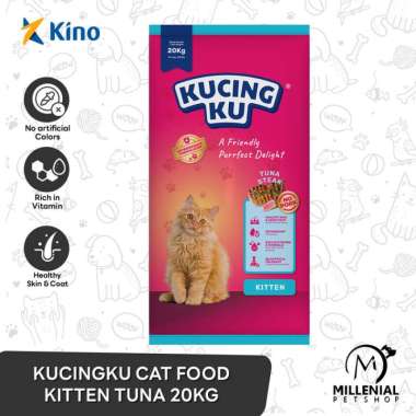 Kucingku Dry Cat Food Adult Kitten Makanan Kucing 20 Kg KITTEN TUNA