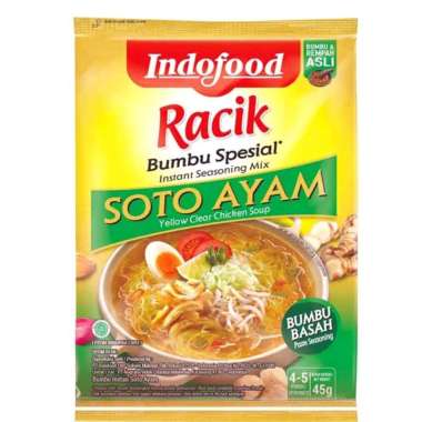 Racik Indofood Bumbu Basah Soto Ayam Instan 45 gr