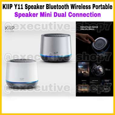 KIIP Y11 Speaker Bluetooth Wireless Portable - Speaker Mini Dual Connection Gray