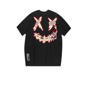 RIC RICKY IS CLOWN 2025 PATCH EMBROIDERY TEE BLACK 100% Authentic S