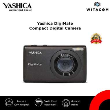 WITACOM - Yashica DigiMate Compact Digital Camera - Garansi Resmi Black