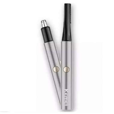 KEMEI KM-491 Trimmer Nose Eyebrow Hair Removal 2W USB Port Rechargeable Battery 300mAh Alat Cukur Bu