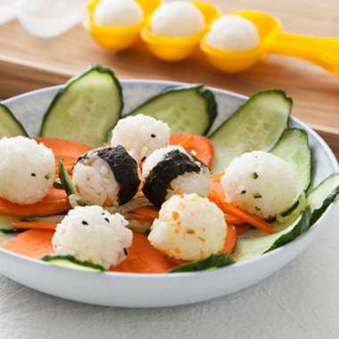 CETAKAN BOLA NASI BULAT BUNDAR CETAKAN NASI BENTO AM