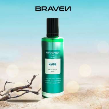 GLAM - BRAVEN Elite Eau De Parfum 100ML - Parfum Pria EDP Tahan Lama Braven Marine