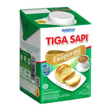 Promo Harga Tiga Sapi Susu Evaporasi 500 gr - Blibli