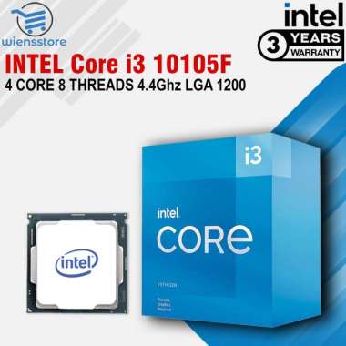 Processor intel Core i3 10105F Comet Lake - Socket Intel LGA1200 - Processor i3 10105F Tray