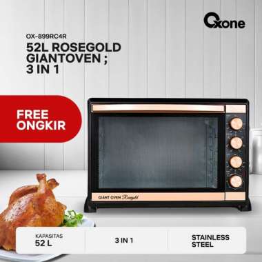 OXONE OX899RC4R Giant Oven 3in1 Series | kapasitas 52 L | Jumbo Multifungsi