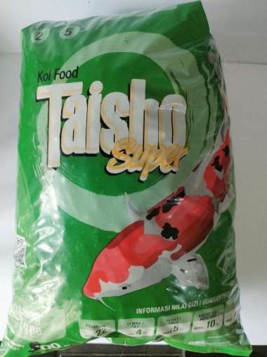 pelet koi Taisho taiso uk 2mm floating type pakan koi pelet taisho hijau
