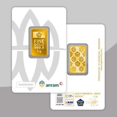 Logam Mulia 5 Gram ANTAM Certieye 2025