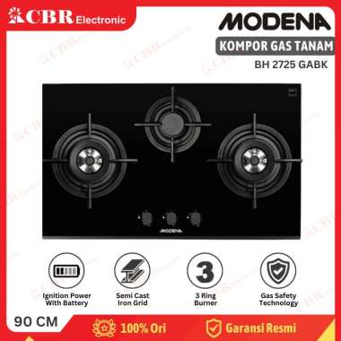 Kompor Tanam MODENA 3 Tungku - BH 2933 LJ