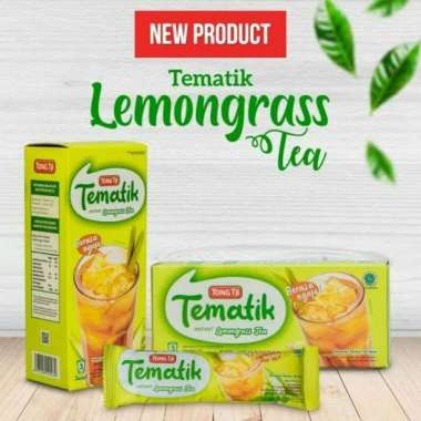 Tong tji tematik ginger tea / lemongrass / teh tarik / matcha isi 3 lemongrass
