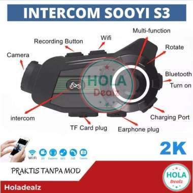 INTERCOM S3 PLUS INTERCOM SOOYI S3 PLUS INTERCOM CAMERA SOOYI S3 PLUS ORIGINAL