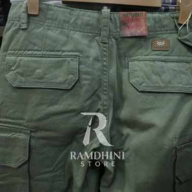 Watchout Casual Celana Cargo Pendek Pria WP4013007 0425 33 Green