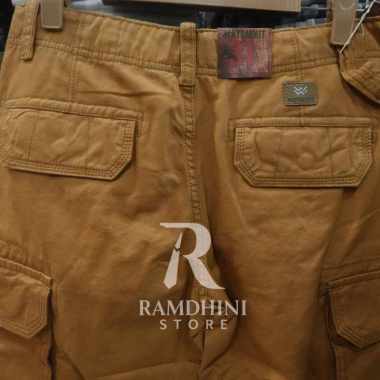 Watchout Casual Celana Cargo Pendek Pria WP4013007 0425 32 Camel