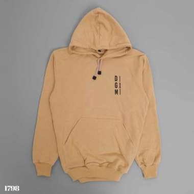 DGM Sweater Hoodie Grafis Cream1798 L