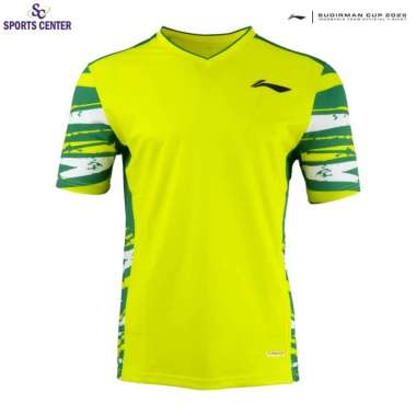 New Kaos / Jersey Badminton Lining Player Series Sudirman Cup ATSUB29-3 / ATSUB29 Yellow 3XL