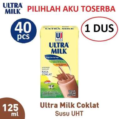 Susu Ultra Coklat (Cokelat) - 125 ml (1 DUS ISI 40)