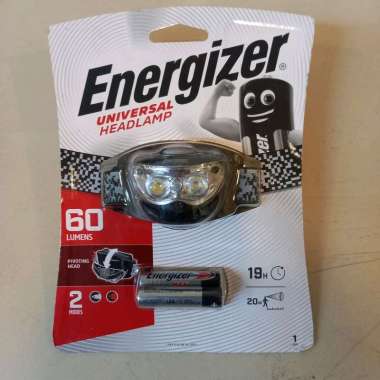 Senter Kepala Energizer 60 Lumens - Energizer Headlamp 60 Lumen Bonus AAA Bateries