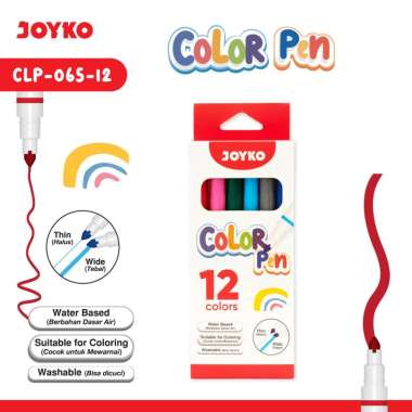 JOYKO Color Pen Pulpen Pena Warna CLP-065 CLP-065-12 Warna
