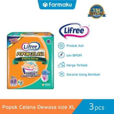 Promo Harga Lifree Popok Celana Ekstra Serap XL3 3 pcs - Blibli