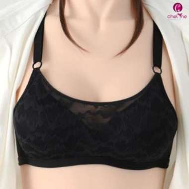 Chelyne BH Kemben Remaja B3301 Tanpa Kawat Penyangga - Brukat Lace Mix Spandex - Full Cup Daily Bra 