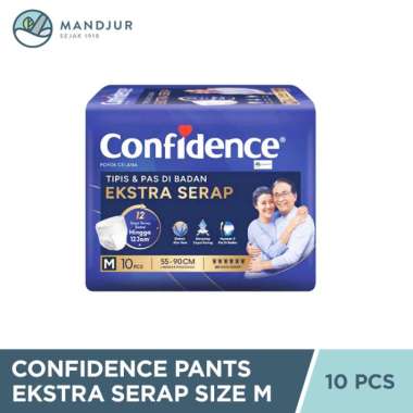 Confidence Pants Extra Serap M 10 Pcs - Popok Celana Dewasa