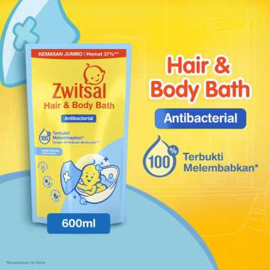 ZWITSAL B.BATH HAIR&BODY AB RF 600ML