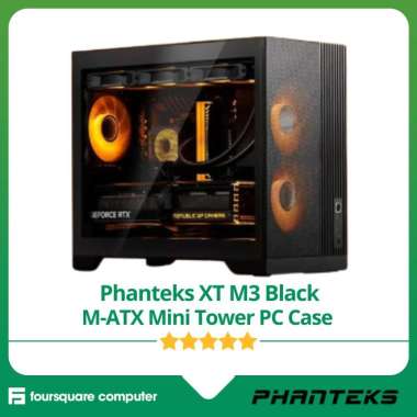 Phanteks XT M3 Black M-ATX Mini Tower PC Case Casing