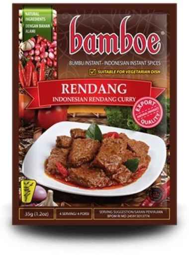 Bumbu instan Bamboe, Sajian nikmat dan instant Rendang