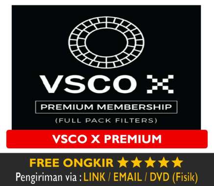 Akun VSCO X Fullpack VSCOX Lifetime Android IOS Premium Plus VIP