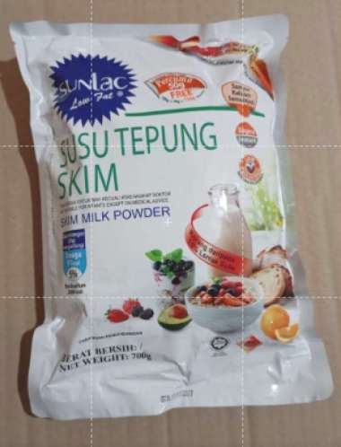 Sunlac Susu Tepung Skim Malaysia 700gr