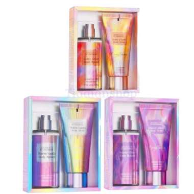 Animate Body Moist & Body Splash - Wangi Tahan Lama Warm Vanilla Secret Glints Cutey Crush Warm vani