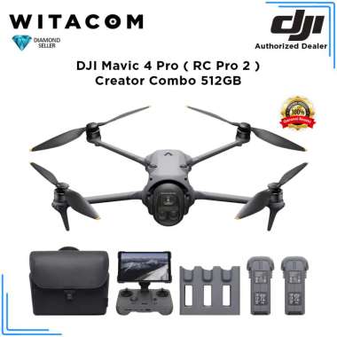 WITACOM - DJI Mavic 4 Pro Creator Combo 512GB (RC Pro 2) Triple-Lens Flagship Camera Drone - Garansi
