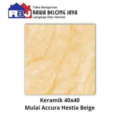 Keramik 40x40 Mulia Accura Hestia Grey / Keramik 40x40 Mulia Accura Hestia Beige / Keramik Lantai Gl