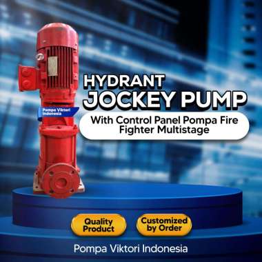 Hydrant Jockey Pump With Control Panel Pompa Fire Fighter Multistage