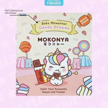 Mokonya Coloring Book S 2533-4014 / Buku Mewarnai / Buku Aktivitas anak / Adinata