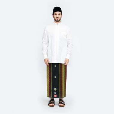 Sarung BHS Excellent Gold Motif E52 SGA Hitam Kuning