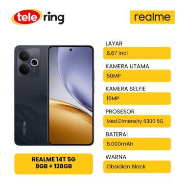 HP REALME 14T 5G 8/128GB black