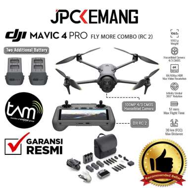 JPC KEMANG DJI Mavic 4 Pro Fly More Combo with DJI RC 2 DJI Drone Camera GARANSI RESMI