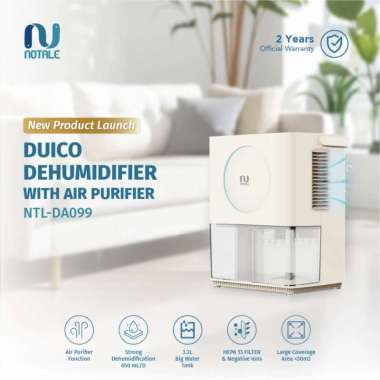 Notale Duico Dehumidifier With Air Purifier Pembersih Dan Penyerap Lembab Ruangan