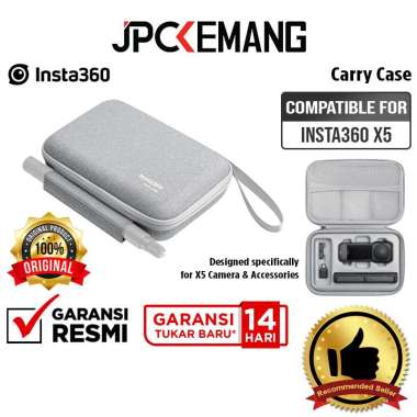 JPC KEMANG Insta360 X5 Carry Case for Insta 360 X5 Action Camera Carrying Pouch Hard Case GARANSI RE