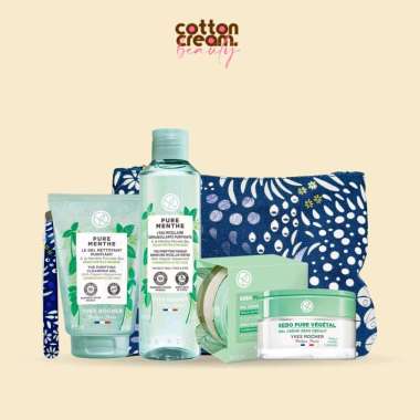 Yves Rocher Pure Algue / Pure Menthe Starter Skin Care Set Pure Menthe Sebo Set