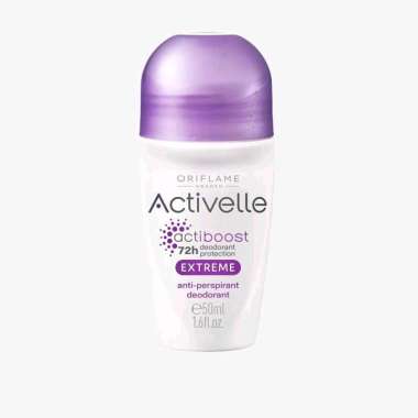 penghilang bau ketiak activelle roll on deodorant dan cream extreme ungu
