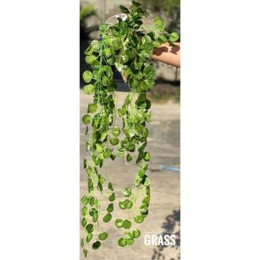 Daun Juntai Artificial Plastik Sintetis Anggur bulat