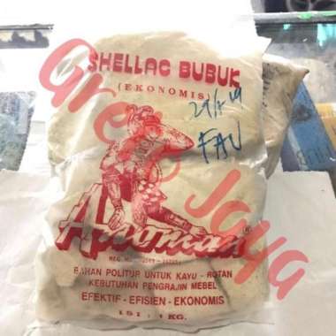 ( 1 Kg ) Shellac Shellak Sherlak Sirlak Serlak Bubuk Emping Anoman Not Specified